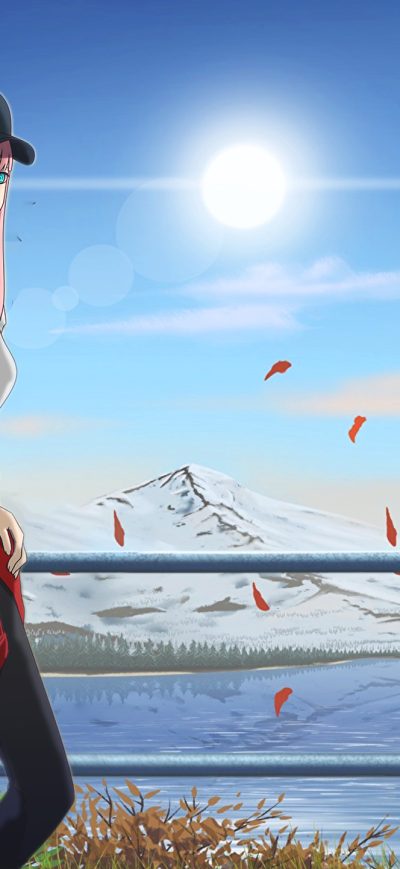 Fond d'écran iPhone Zero Two Darling In The Franxx Fanart