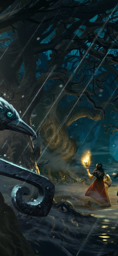 Fond d'écran iPhone Hearthstone The Witchwood Key Art