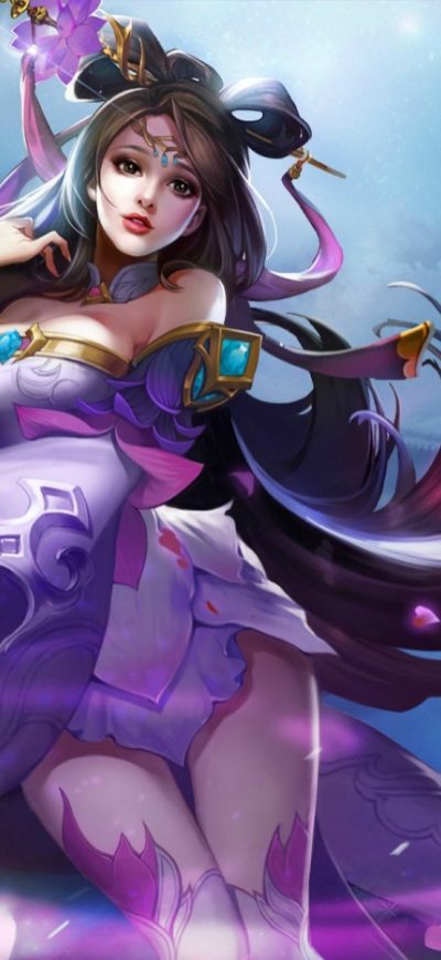 Fond d'écran Diaochan sur iPhone