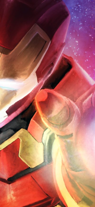 Fond d'écran iPhone Iron Man Colorful Art