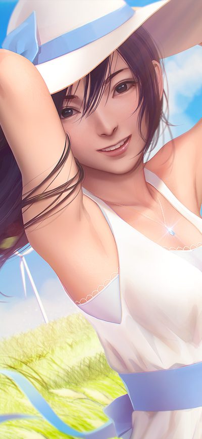 Fond d'écran Ayaka Anime Girl sur iPhone