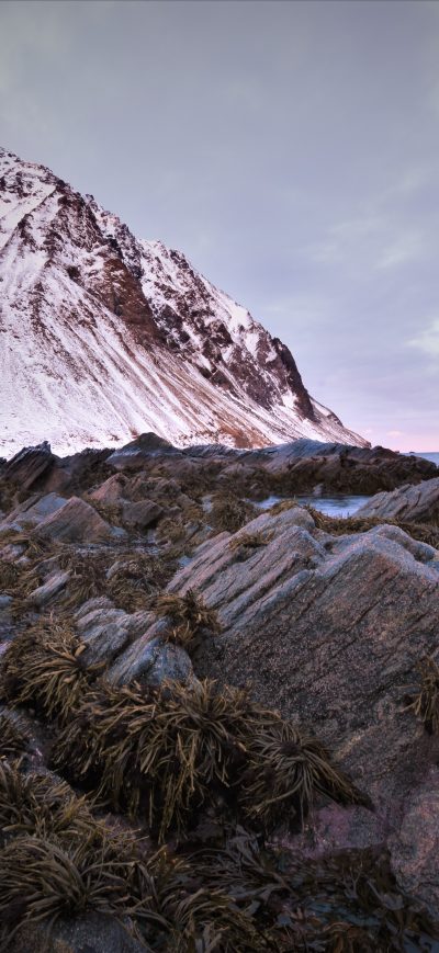 Fond d'écran iPhone Snock Rocks Mountainscape Landscape 5k