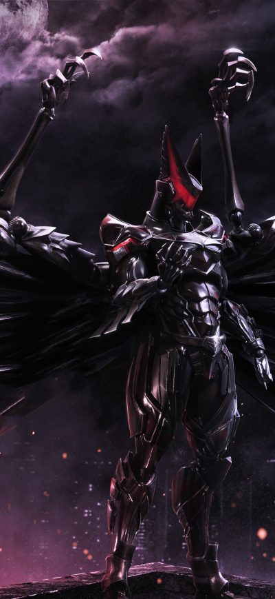 Fond d'écran iPhone Final Fantasy Inspired Batman 5K