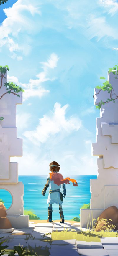 Fond d'écran Rime Artwork sur iPhone
