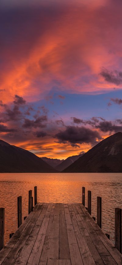 Fond d'écran iPhone Rotoiti Lake New Zealand