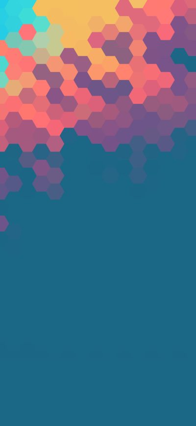 Fond d'écran Hex Abstract Material Design sur iPhone