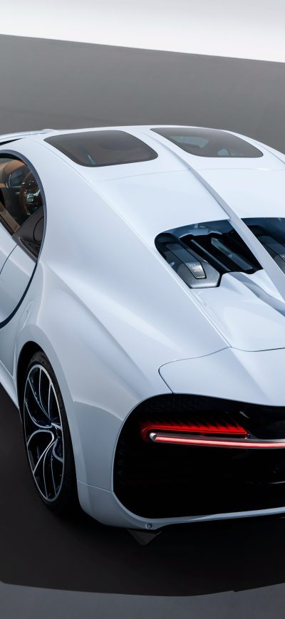 Fond d'écran iPhone Bugatti Chiron Sky View 2018 Rear