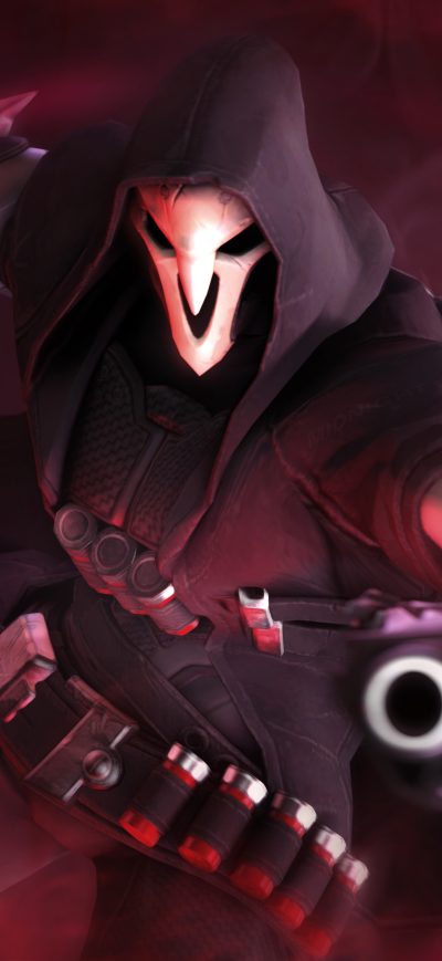 Fond d'écran iPhone Reaper Overwatch 5k