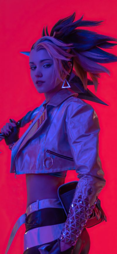 Fond d'écran iPhone Shirogane Sama Akali League Of Legends Cosplay