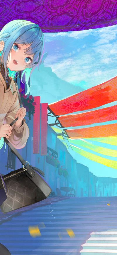 Fond d'écran iPhone Anime Girl After School 4k