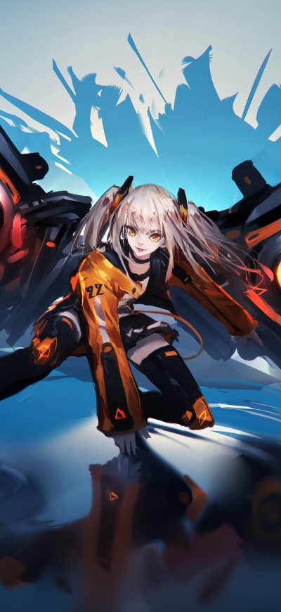 Fond d'écran Anime Girl Hit Me Again 4k sur iPhone