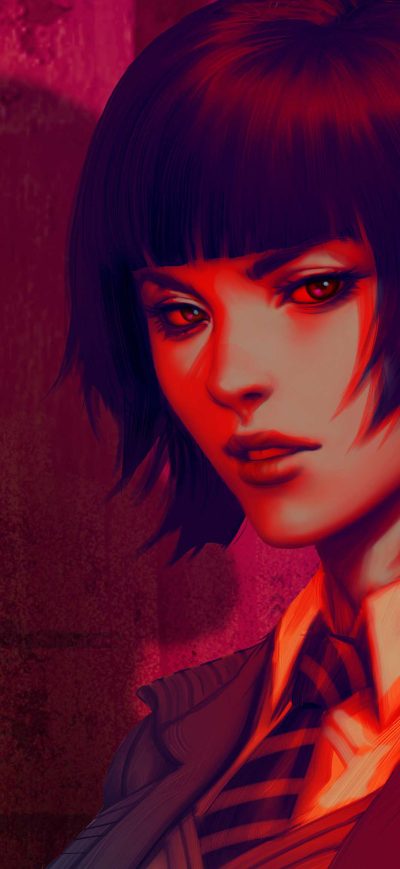 Fond d'écran iPhone Short Hair Girl With Gun