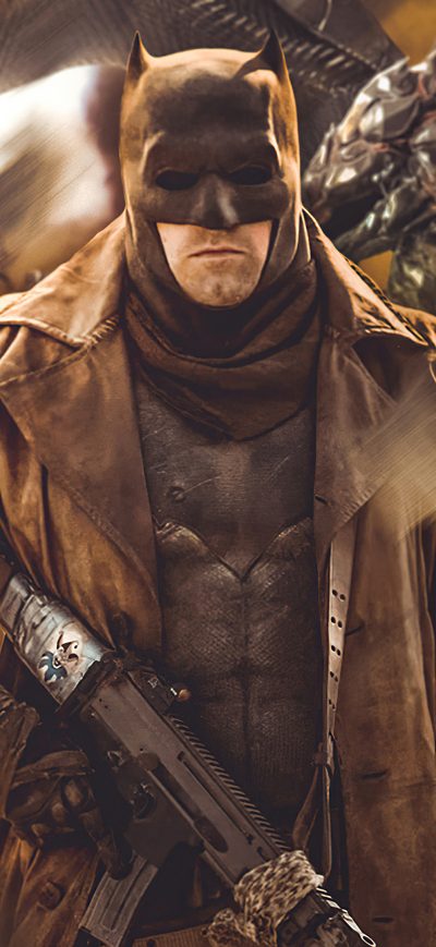 Fond d'écran iPhone Justice League Batman In War 4k