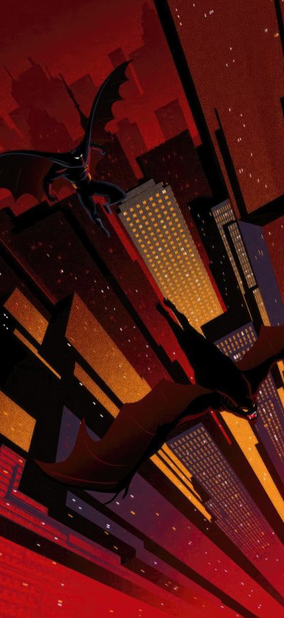 Fond d'écran iPhone Batman The Animated Series Poster 4k