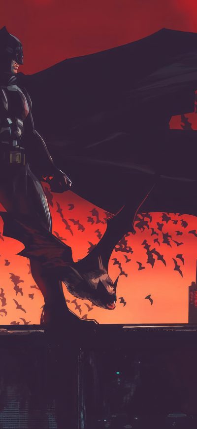 Fond d'écran iPhone Frank Miller Batfleck Homage
