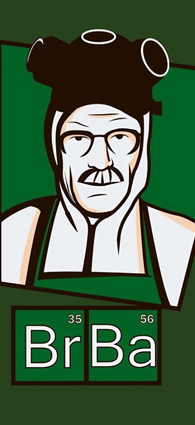Fond d'écran iPhone Breaking Bad Minimal 4k