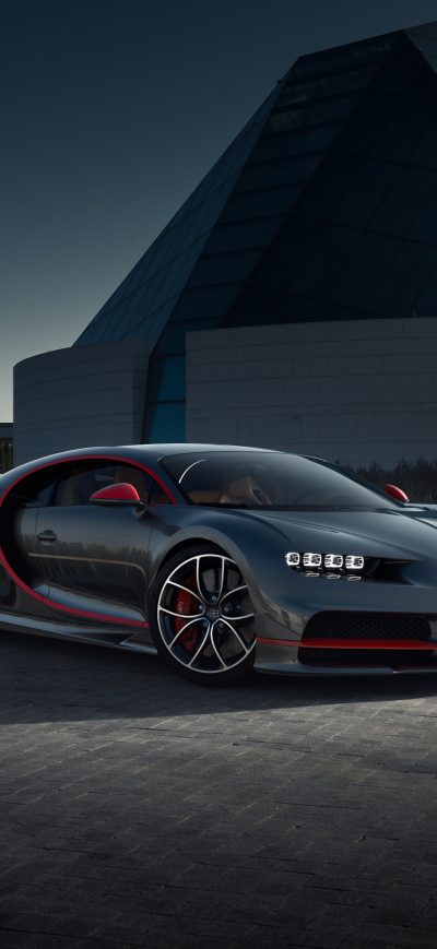 Fond d'écran iPhone Bugatti Chiron CGI