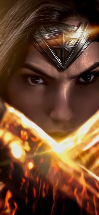 Fond d'écran New WonderWoman sur iPhone