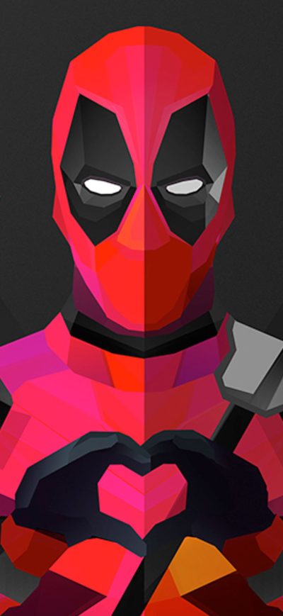 Fond d'écran iPhone Deadpool Abstract Artwork