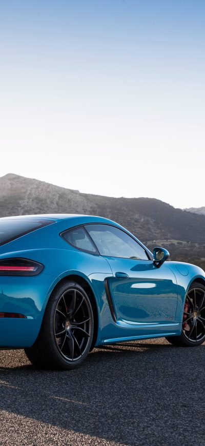 Fond d'écran iPhone Porsche 718 Cayman Gts 2017