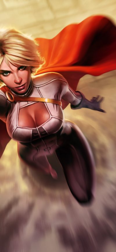 Fond d'écran iPhone Power Girl 5k