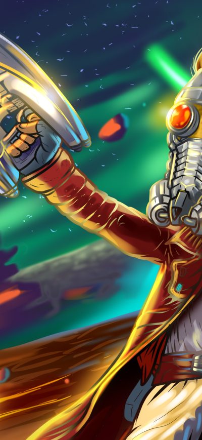 Fond d'écran iPhone Star Lord Guardians Of The Galaxy Art