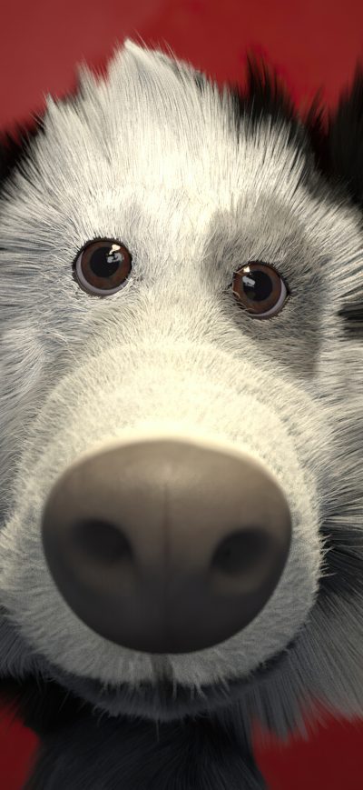 Fond d'écran iPhone Dog 3d Art 4k