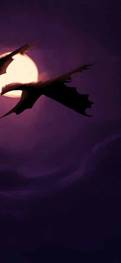 Fond d'écran iPhone Two Dragons In Clouds Painting 4k