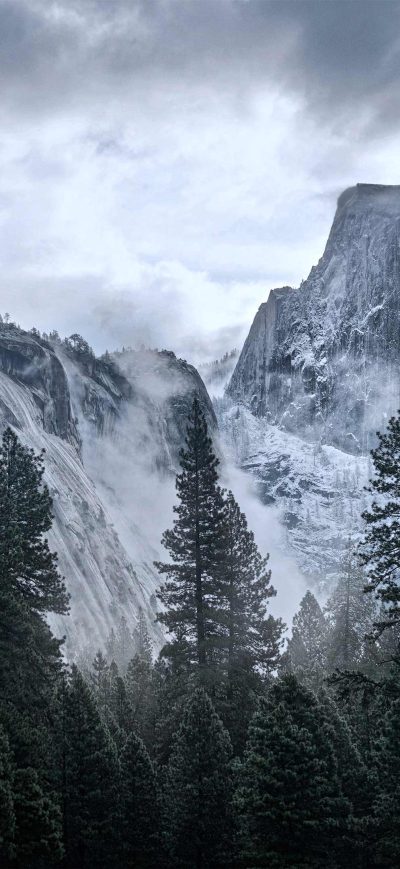 Fond d'écran iPhone 4k Yosemite Mountains