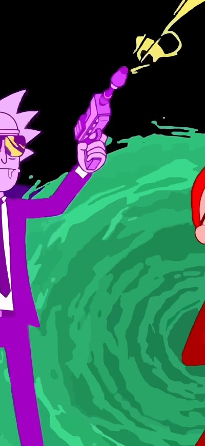 Fond d'écran iPhone Rick And Morty 8k
