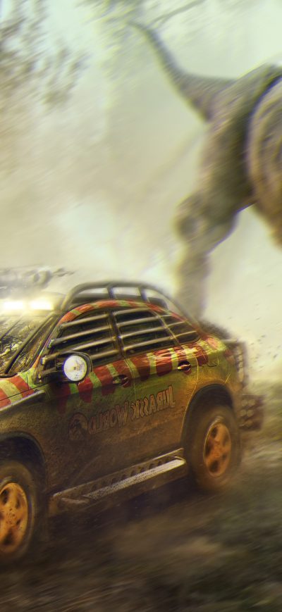 Fond d'écran iPhone Jurassic World Mercedes Benz
