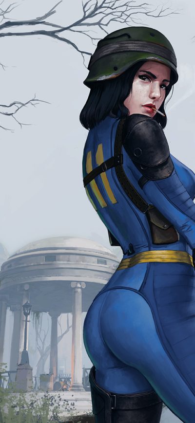 Fond d'écran iPhone Sole Survivor Fallout 4 Artwork