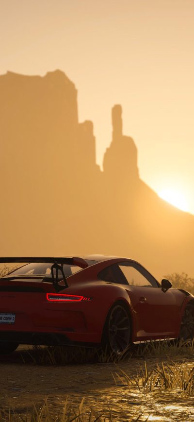 Fond d'écran iPhone The Crew 2 Porche Somewhere 4k