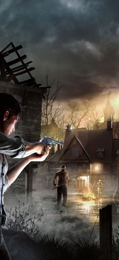 Fond d'écran Sebastian Castellanos The Evil Within sur iPhone
