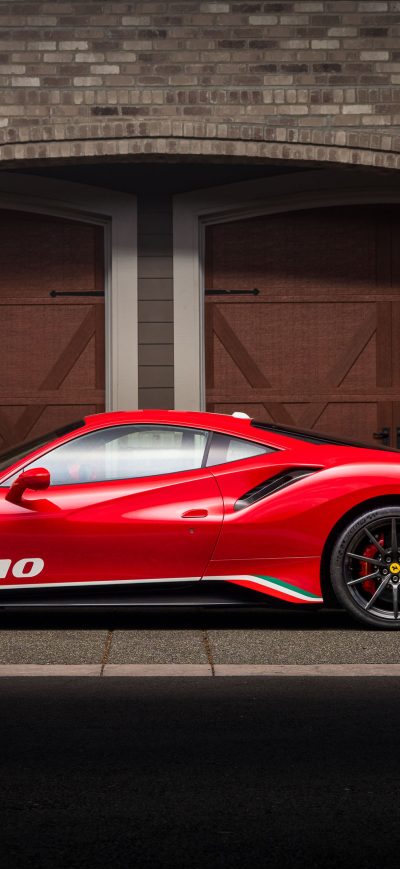 Fond d'écran iPhone Ferrari 488 Pista Tailor