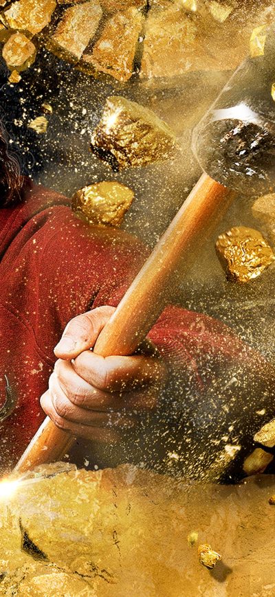 Fond d'écran iPhone Gold Rush