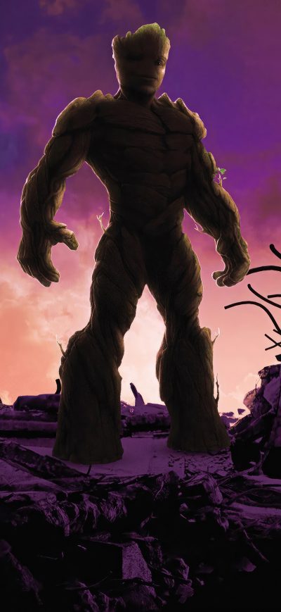 Fond d'écran iPhone Groot Guardians Of The Galaxy Vol 3