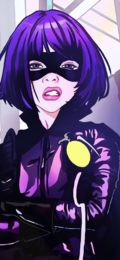 Fond d'écran Hitgirl sur iPhone