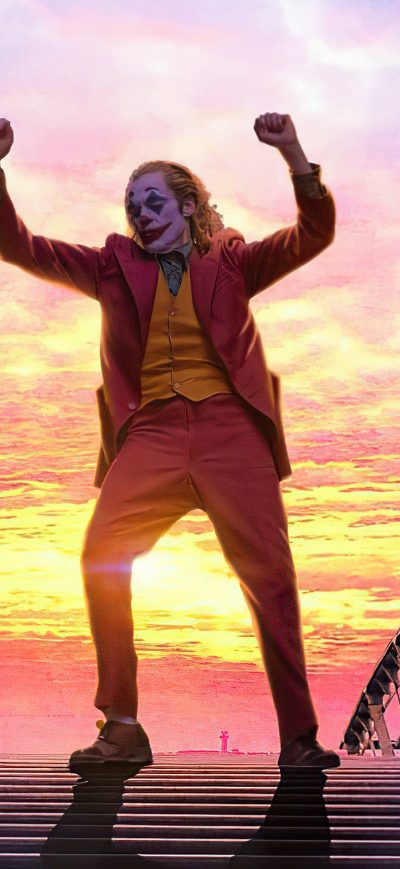 Fond d'écran iPhone Joker Dancing On Stairs 4k
