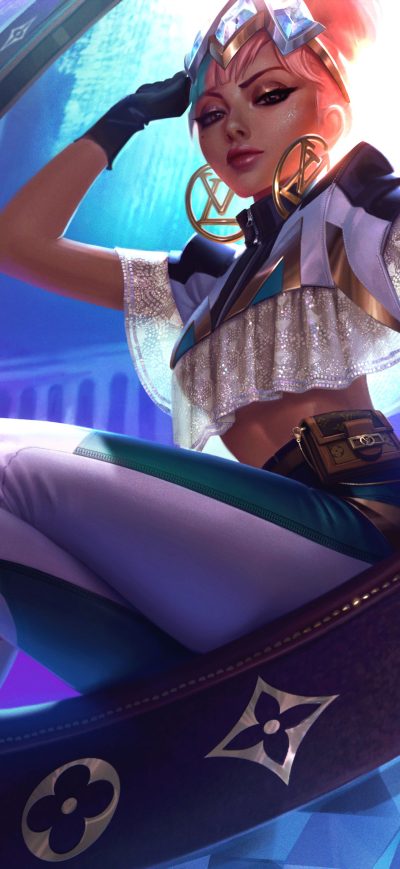 Fond d'écran Prestige True Damage Qiyana League Of Legends 4k sur iPhone