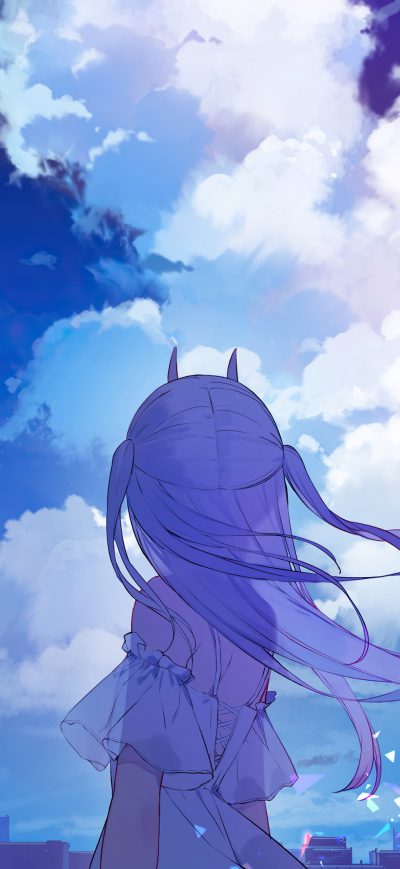 Fond d'écran Nakiri Ayame In Hololive sur iPhone