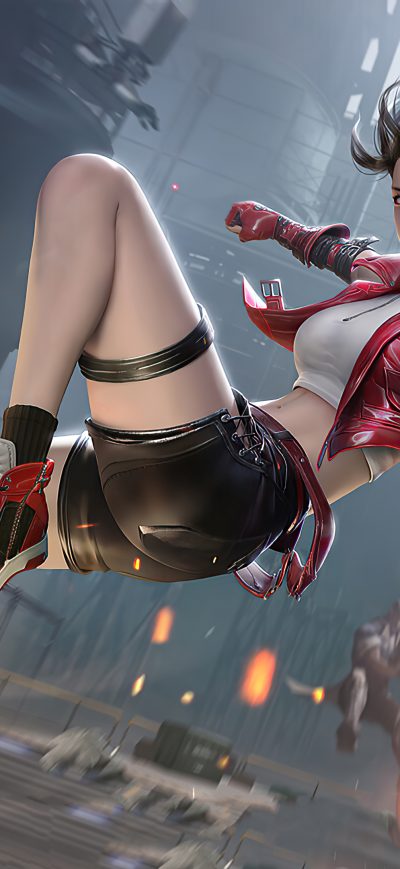Fond d'écran iPhone Pubg Girl Gun Fire