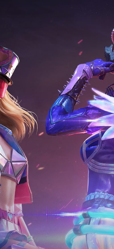 Fond d'écran iPhone Violet Halo Set And Dazzling Youth Pubg 2020