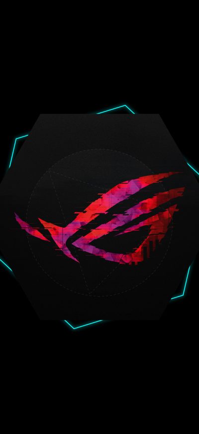 Fond d'écran iPhone Rog Logo Minimal 4k
