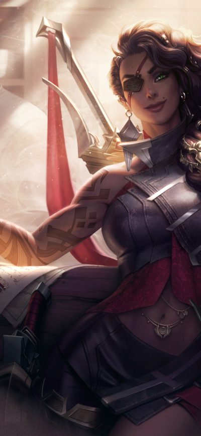 Fond d'écran iPhone Samira The Desert Rose League Of Legends 4k