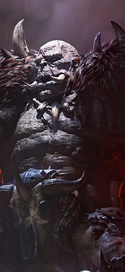Fond d'écran Spellforce Troll 4k sur iPhone
