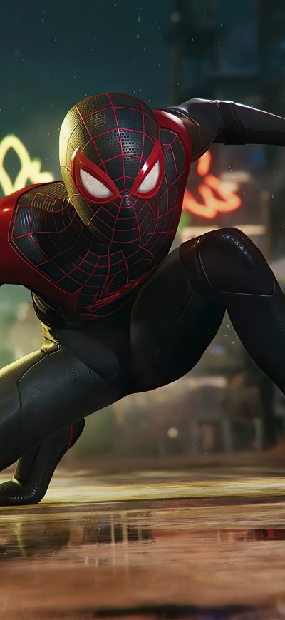 Fond d'écran iPhone Marvels Spider Man Miles Morales 2020
