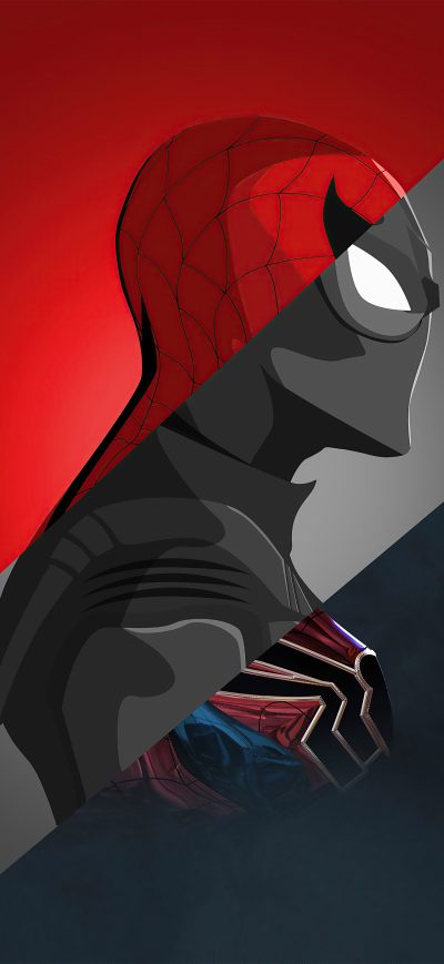 Fond d'écran iPhone Spiderman 5k Minimalism