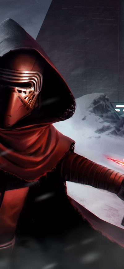 Fond d'écran iPhone Kylo Ren The Hunt