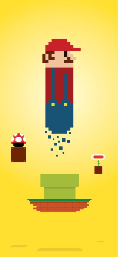 Fond d'écran iPhone Super Mario As Capsule